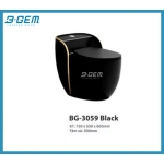 BÀN CẦU KHỐI SỨ TINH KHIẾT CAO CẤP B-GEM BG-3059 Black
