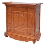 Tủ Thờ Gỗ Gõ Đỏ Mặt Trăng TN01