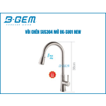 VÒI CHÉN SUS304 INOX MỜ B-GEM BG-SU01NEW