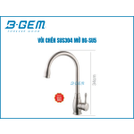 VÒI CHÉN SUS304 INOX MỜ B-GEM BG-SU05
